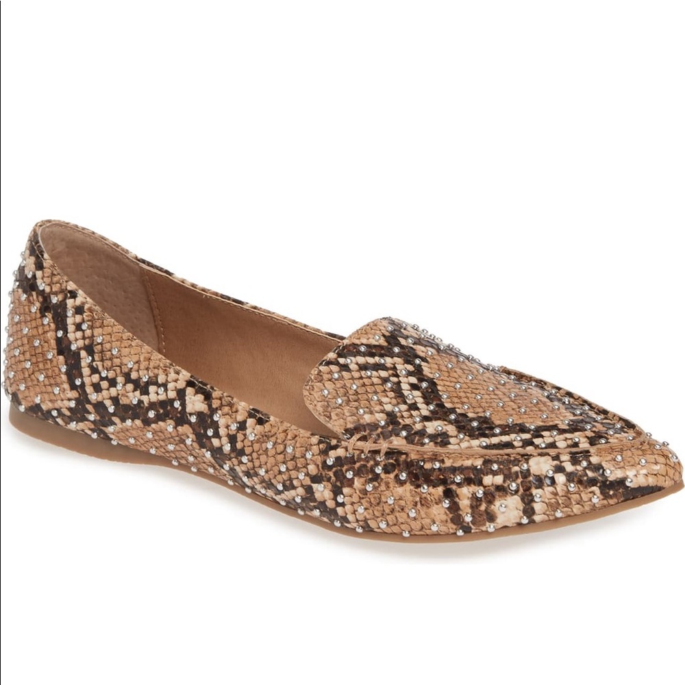 Steve Madden Feather Studded Loafers W7